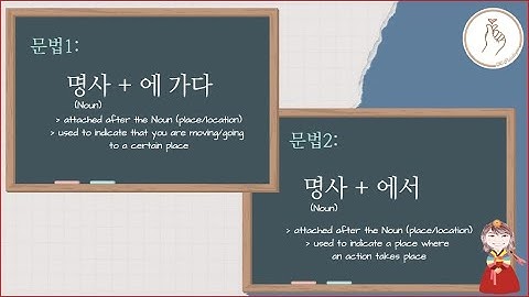 KIIP LEVEL 1:  Unit 4  에 and 에서