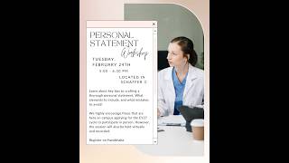EY27 Personal Statement Workshop