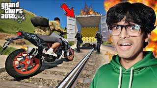 Stealing GOLD From The Government Train Robbery [GTA 5 GAMEPLAY] screenshot 5