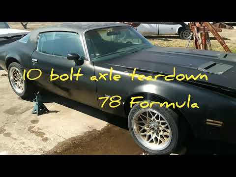 10 bolt 8.5 GM rear axle teardown - YouTube