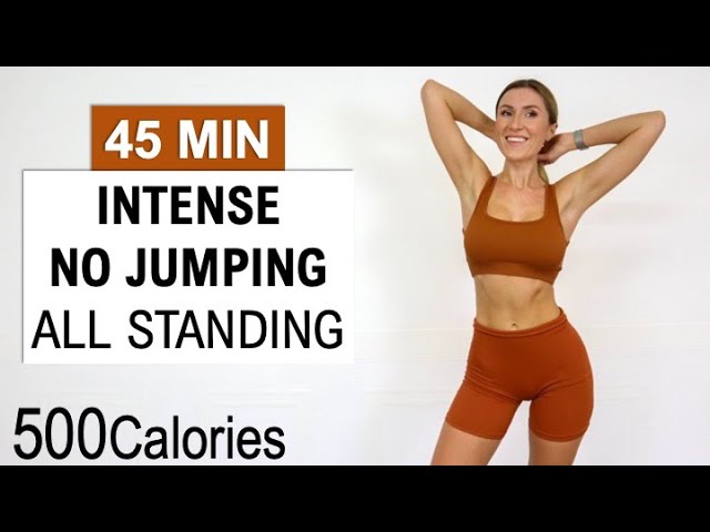 20 MIN NO JUMPING CARDIO - BURN CALORIES WITHOUT HURTING YOUR