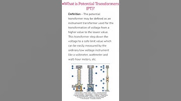 What is Potential transformer ?...#potentialtransformer #shorts #youtubeshorts