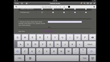 Fill out Forms and Sign Documents on your iPad