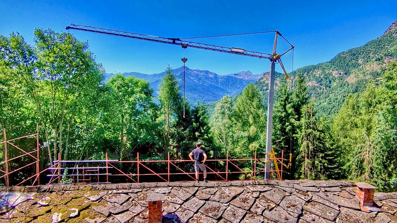 05 Uncovering the Cabin | Installing Grade Beams | Hidden Treasures | Limbing Trees | Cabin Name?