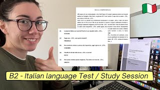 30min ITALIAN TEST/STUDY SESSION B2 level 🇮🇹 Put Your Italian Knowledge into Practice! (Subtitles)