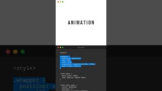 Flying CSS Text Animation #shorts
