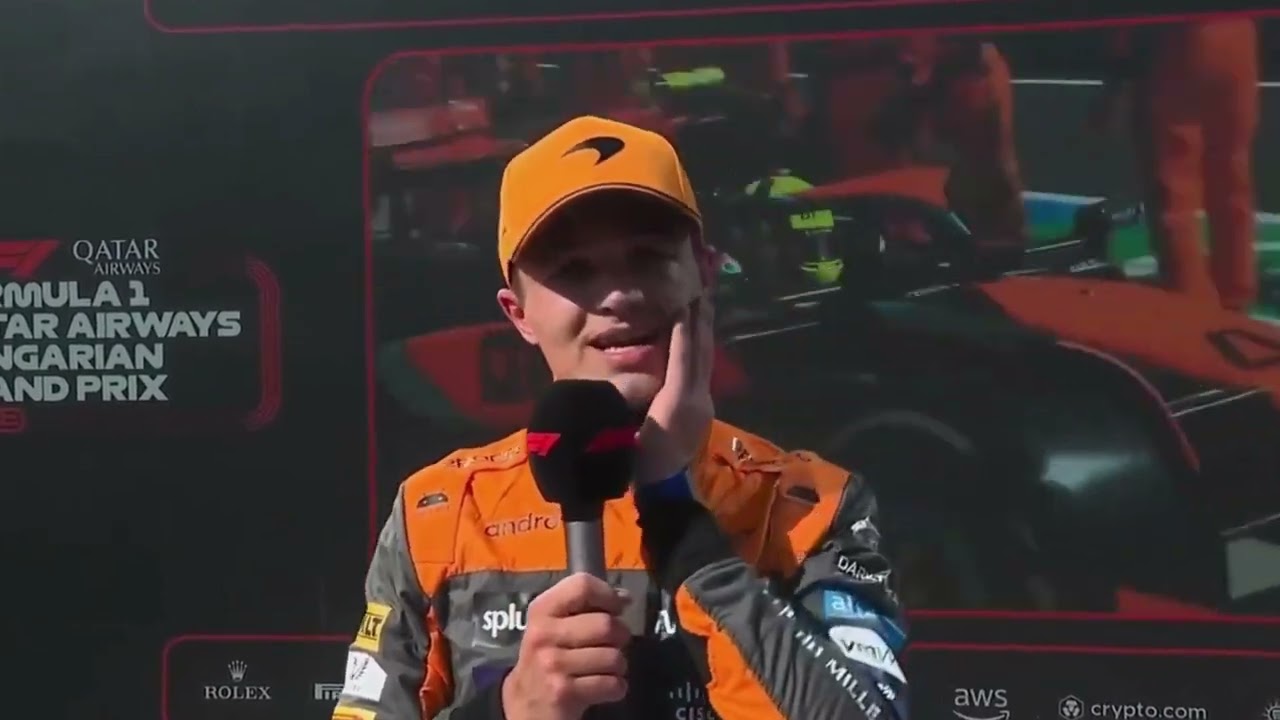 F1 Post-Race Interview | GP of Hungary 2023 | Lando Norris