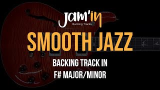 Video thumbnail of "Smooth Jazz Guitar Backing Track in F# Major/Minor"