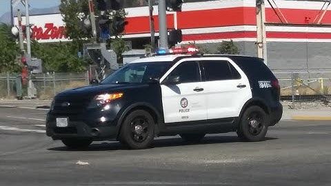 LAPD Foothill Unit Responding