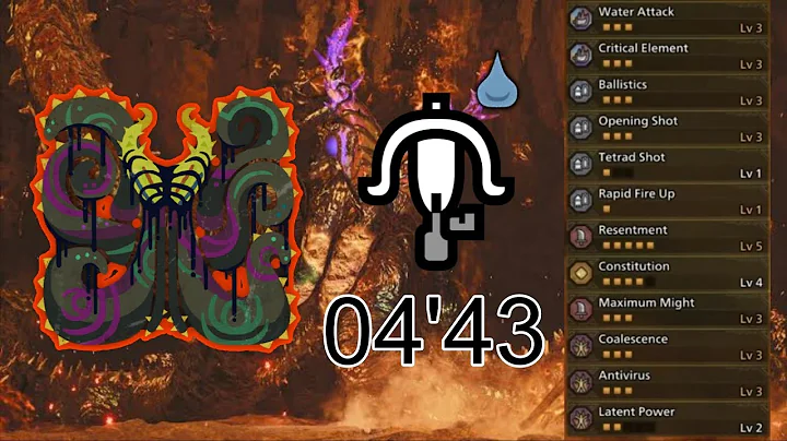 [MH Wilds] Bale Armor+Resentment is OP | Arch Tempered Nu Udra LBG Solo 04'43