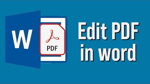 How to edit pdf in microsoft Word | How to modify pdf file in Word | how to convert PDF to Word