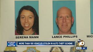 More than 100 vehicles stolen in auto theft scheme