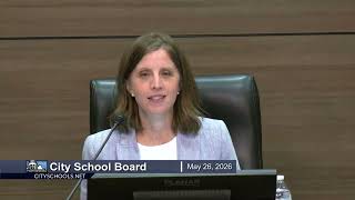 City School Board - May 26, 2026