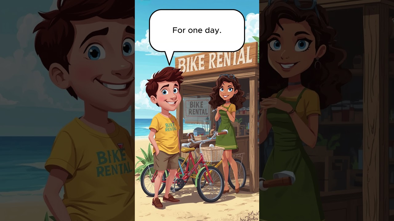 Renting a Bike – Daily English Conversation 