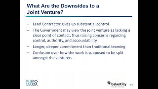 Roadmap to Joint Venture Agreements: Legal and Accounting Considerations