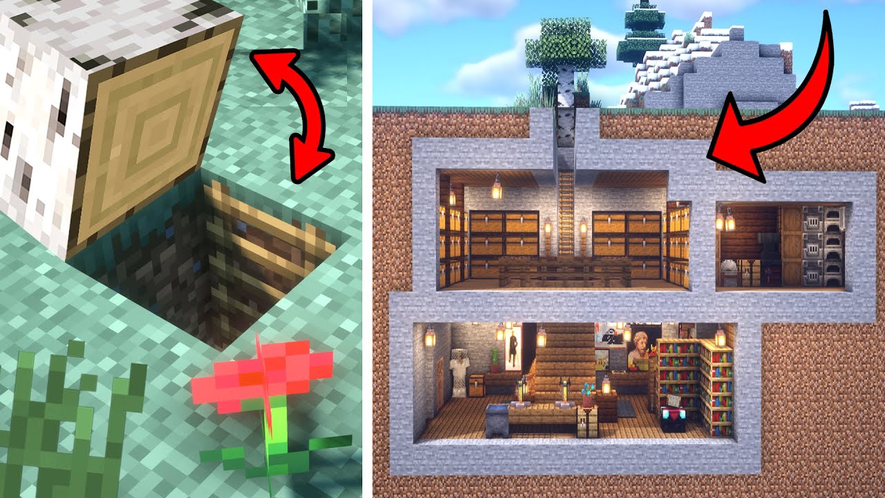 Minecraft: Como Hacer una Casa Secreta Perfecta para Survival | Casa  Minecraft Tutorial - YouTube