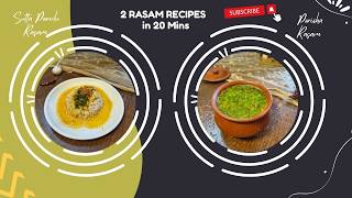 Village Style Sutta Poondu Rasam + Poricha Rasam Anjara Petti | Healthy &amp; Tasty Combo 🍲 |in 20 Mins