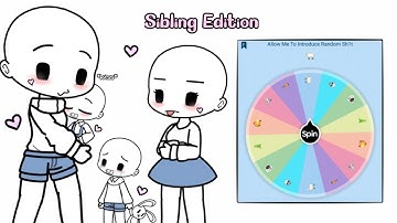 Make an OC using a random wheel generator ♡°sibling edition lolz 🦈°♡ Read Desc If You Join Comp!