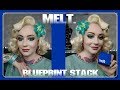 maquillage bleu lagon avec la palette blueprint stack melt cosmetics/ blue lagoon makeup tutorial