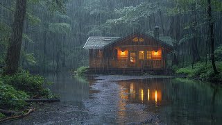 Heavy Rain In The Forest Helps You Get Rid Of Stress And Sleep Better | Rain Sounds For Sleeping