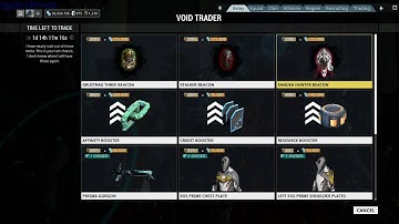 Warframe Void Trader Baro Ki