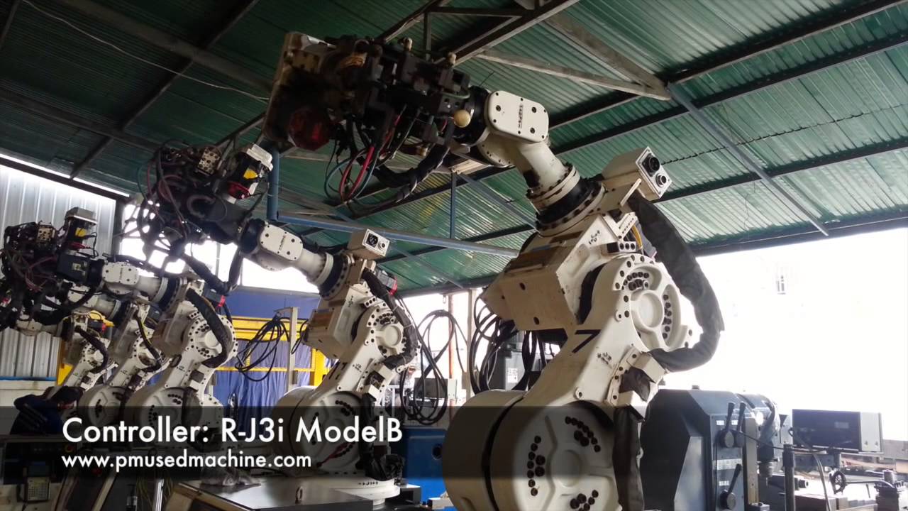 USED Robot Fanuc R2000i 165CF โรบอทมือสอง - YouTube