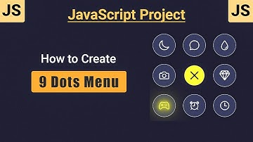 🌀 9 Dots Navigation Menu Tutorial: Create a Modern Menu with HTML, CSS & JavaScript | MZCode01 #css