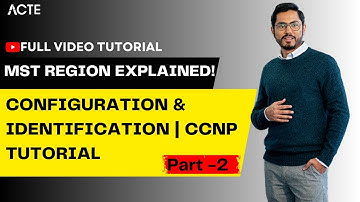 🔹 MST Configuration and Identification in CCNP | Spanning Tree Protocol Explained 🔹