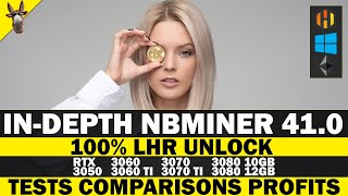 Nbminer 410 100 Lhr Unlock Tested In Hiveos And Windows 10 Rtx 3050 3060 3060 Ti 3070 3070 Ti 3080