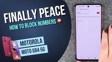 Motorola moto g84 5G - How to block numbers • 📱 • 👤 • ⛔️ • Tutorial