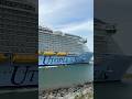 Utopia of the Seas sailing away! #shorts #utopiaoftheseas #royalcaribbean #portcanaveral #cruiseship