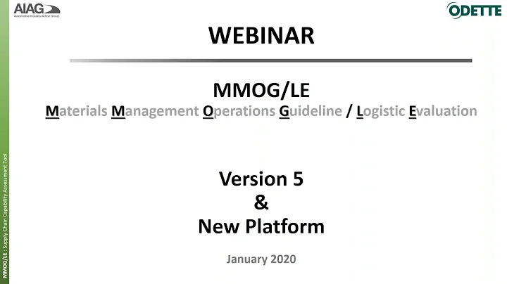 MMOG/LE Version 5 & NP Overview: Understanding the...