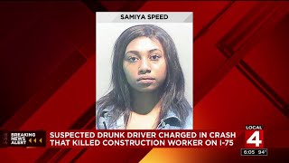 Suspected drunk driver charged in crash that killed construction worker Suspected drunk driver charged in crash that killed construction worker
