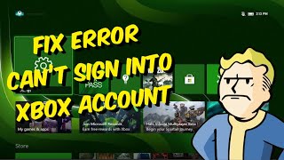 How To Fix Can't Sign Into Xbox One Or Series X/S Account Error - Quick Fix!