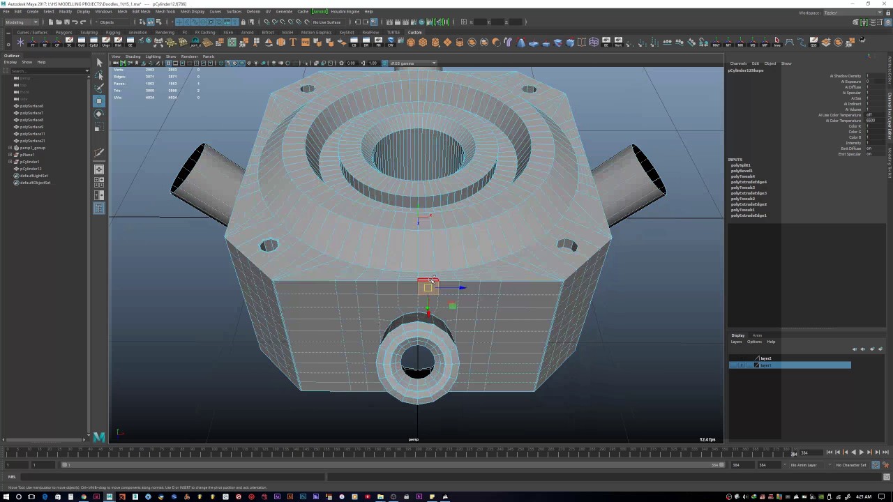 Hard Surface Modeling Timelapse (Process) - YouTube