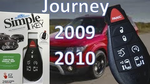 Program KEY Dodge Journey 2009 and 2010 Using Simple Key programmer with single key spare key