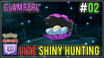 [Live] Shiny Clamperl at 63 Underwater Dex Nav Chain | Live Shiny Hunt #02 | Pokemon Omega Ruby