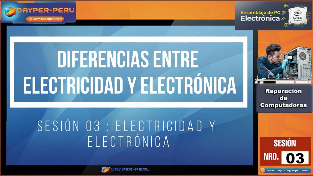 Diferencias Entre Electricidad Y Electrónica YouTube Diferencias Entre Electricidad Y Electrónica YouTube