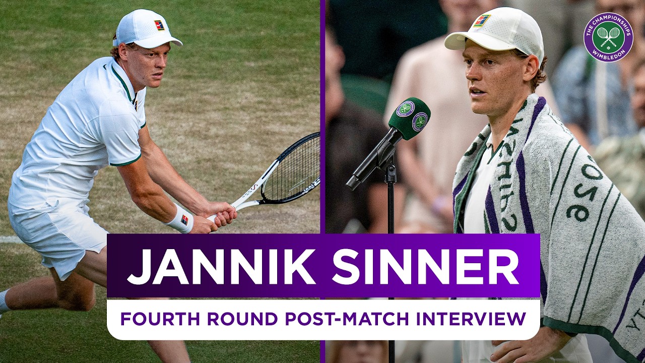 "Every day a little bit better" | Jannik Sinner | Fourth Round Post-match Interview | Wimbledon 2026