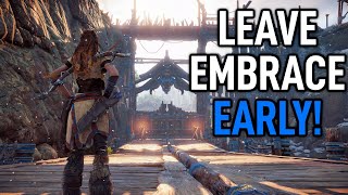 How to leave The Embrace Early in Horizon Zero Dawn