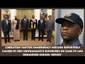 LIBERATION PARTIES EMMERGENCY MEETING CAUSED BY GEN MKWANANZI EXPOSURES OF ZANUPF ANC CRIMES REPORT LIBERATION PARTIES EMMERGENCY MEETING CAUSED BY GEN MKWANANZI EXPOSURES OF ZANUPF ANC CRIMES REPORT
