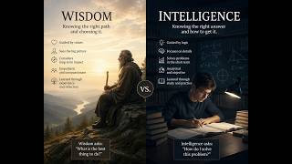 Wisdom VS Intelligence