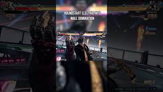 Roundstart electrics into wall domination #tekken8 #deviljin #mishima #tekken #shorts #viral #ewgf