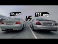 Заезд легенд! AMG 55 v8 komressor vs M5 E60 v10