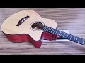 Aiersi solid spruce top electric acoustic guitar
