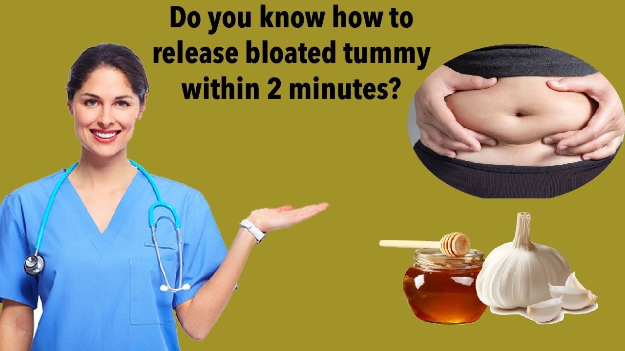 Do You know how to release bloated tummy within 2 minutes YouTube