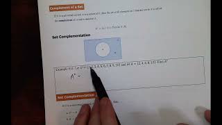 NorthArk MAT 2113 Finite Lesson 6.1 Example #11 Set Complementation