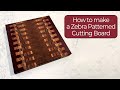 Zipper End Grain Cutting Board / Woodworking | 38 Zipper End Grain Cutting Board / Woodworking | 38