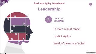 Impediments to adopting Business Agility