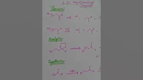 Two group c-x  Disconnection of 1,3 Difunctionalized Compounds in Hindi/Urdu